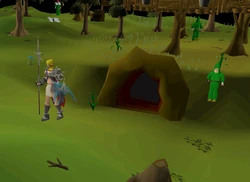 Stronghold Slayer Cave entrance