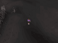 Cryptic clue - dig blood rune spawn.png