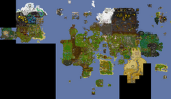 Old School RuneScape world map