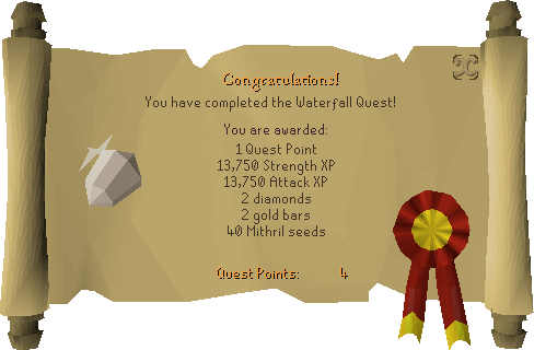 Waterfall Quest Ironman Speedrun