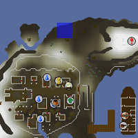 Hot cold clue - Lunar Isle north map