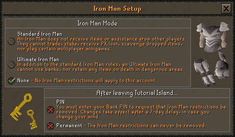 Ironman Mode - The RuneScape Wiki