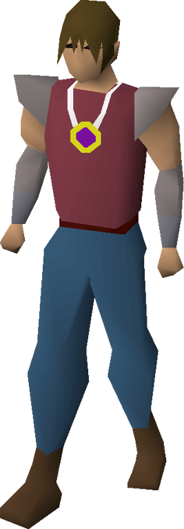 Amulet of glory equipped