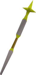 Saradomin staff detail