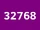 32768