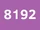 8192