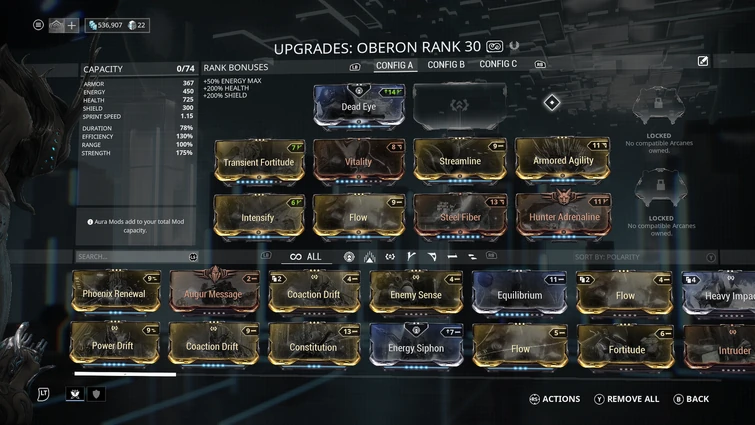 Energy Build For Oberon Fandom