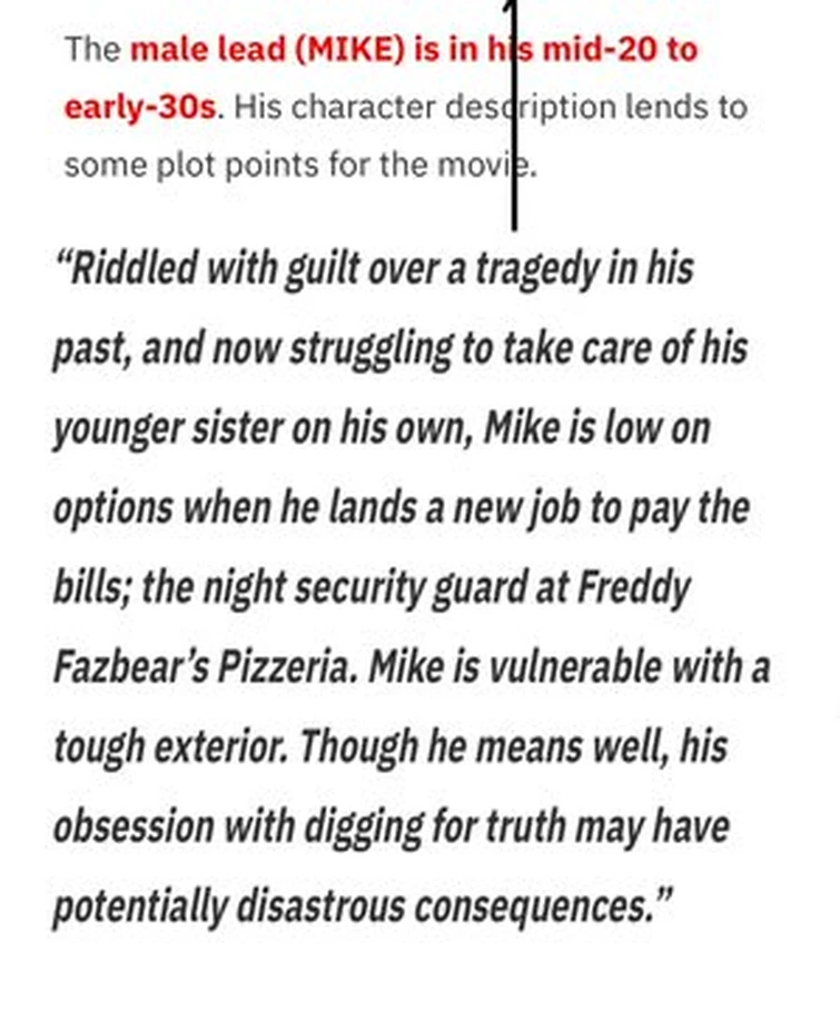 More character descriptions revealed for the movie Fandom