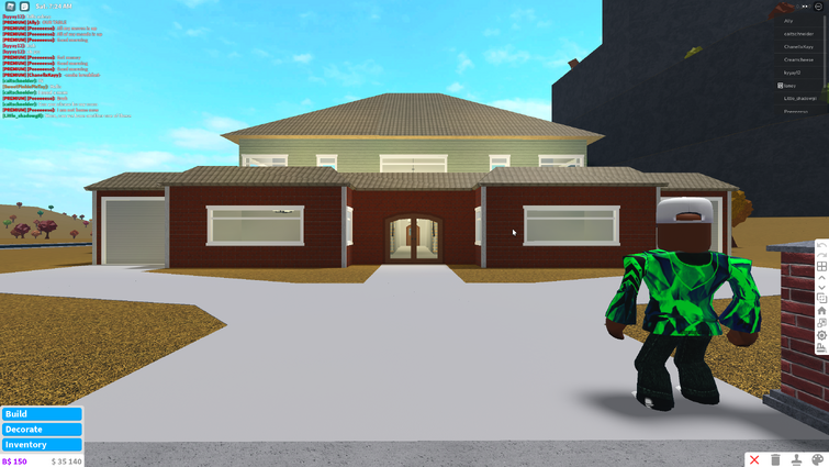 Roblox Bloxburg Realistic House Build EXTERIOR ONLY 