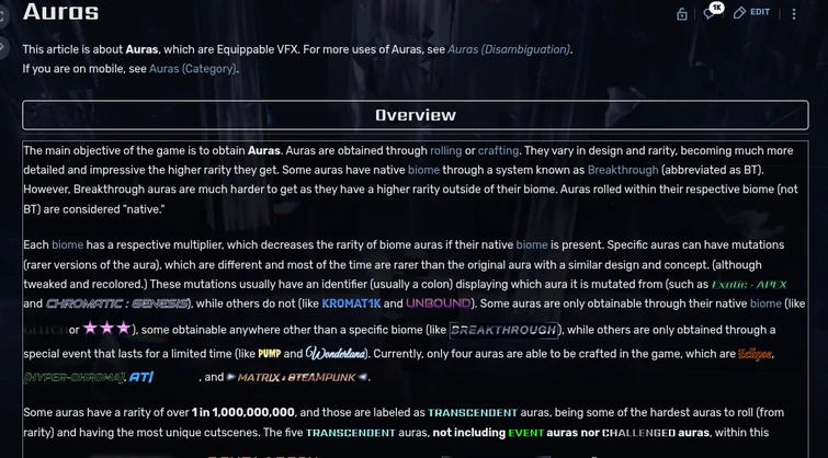 Sol's RNG Wiki Megathread | Fandom