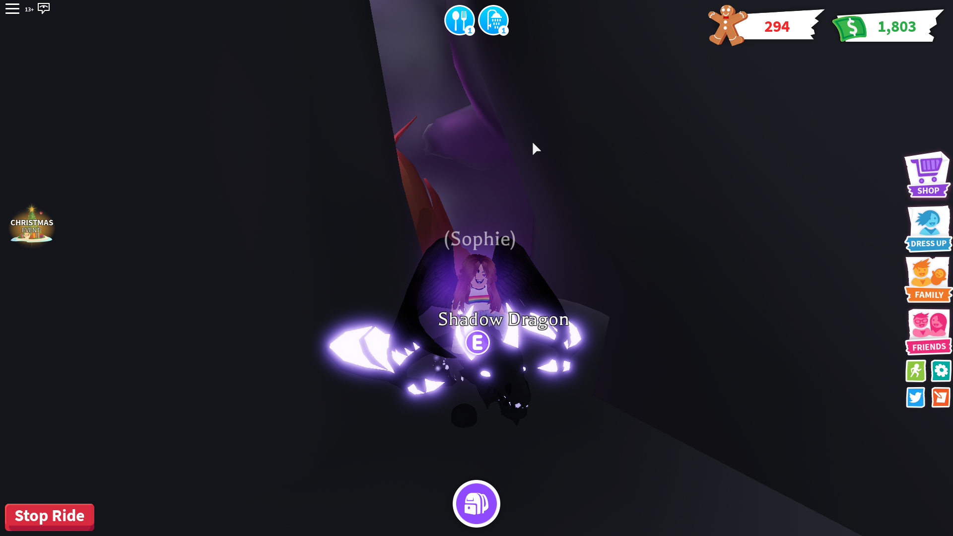 I Just Got My Neon Shadow Dragon What Should I Name It Fandom - neon shadow dragon roblox