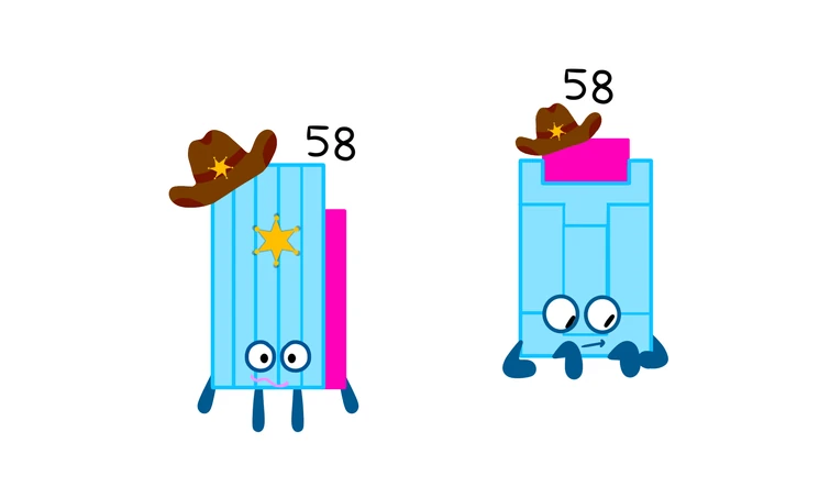 My Fanmade Numberblock Fifty-Eight | Fandom