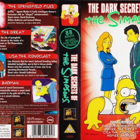 The Simpsons The Dark Secrets Of The Simpsons 20th Century Fox Videos Uk Wiki Fandom