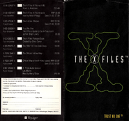 The X Files File 6 Master Plan UK VHS 1996 Advert Inside Outside-min