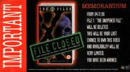 The X Files File 6 Master Plan UK VHS 1996 File Closed-min