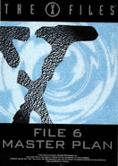 The X Files File 6 Master Plan UK VHS 1996 Art Card Back-min