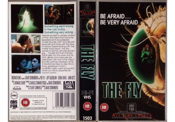 The Fly (20th Century Fox) on DVD Movie