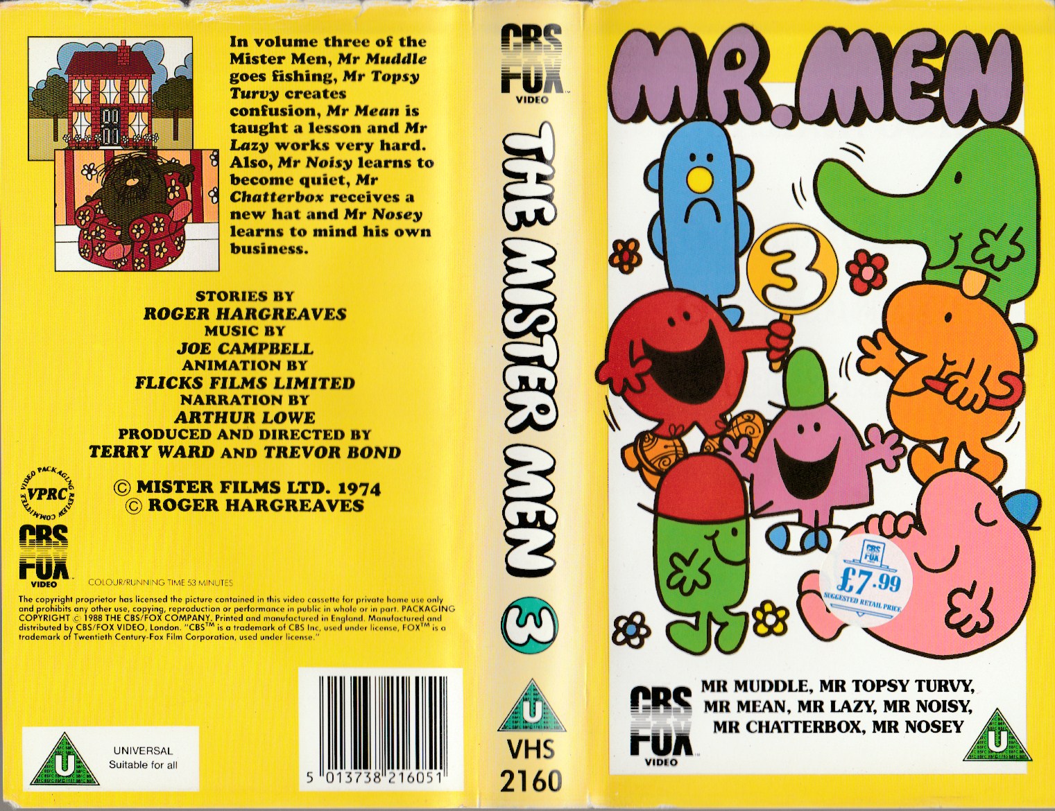 Mr. Men Volume 3 | 20th Century Fox Videos (UK) Wiki | Fandom