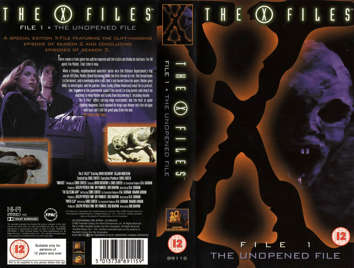 The X Files: File 1 The Unopened File (1996) | 20th Century Fox