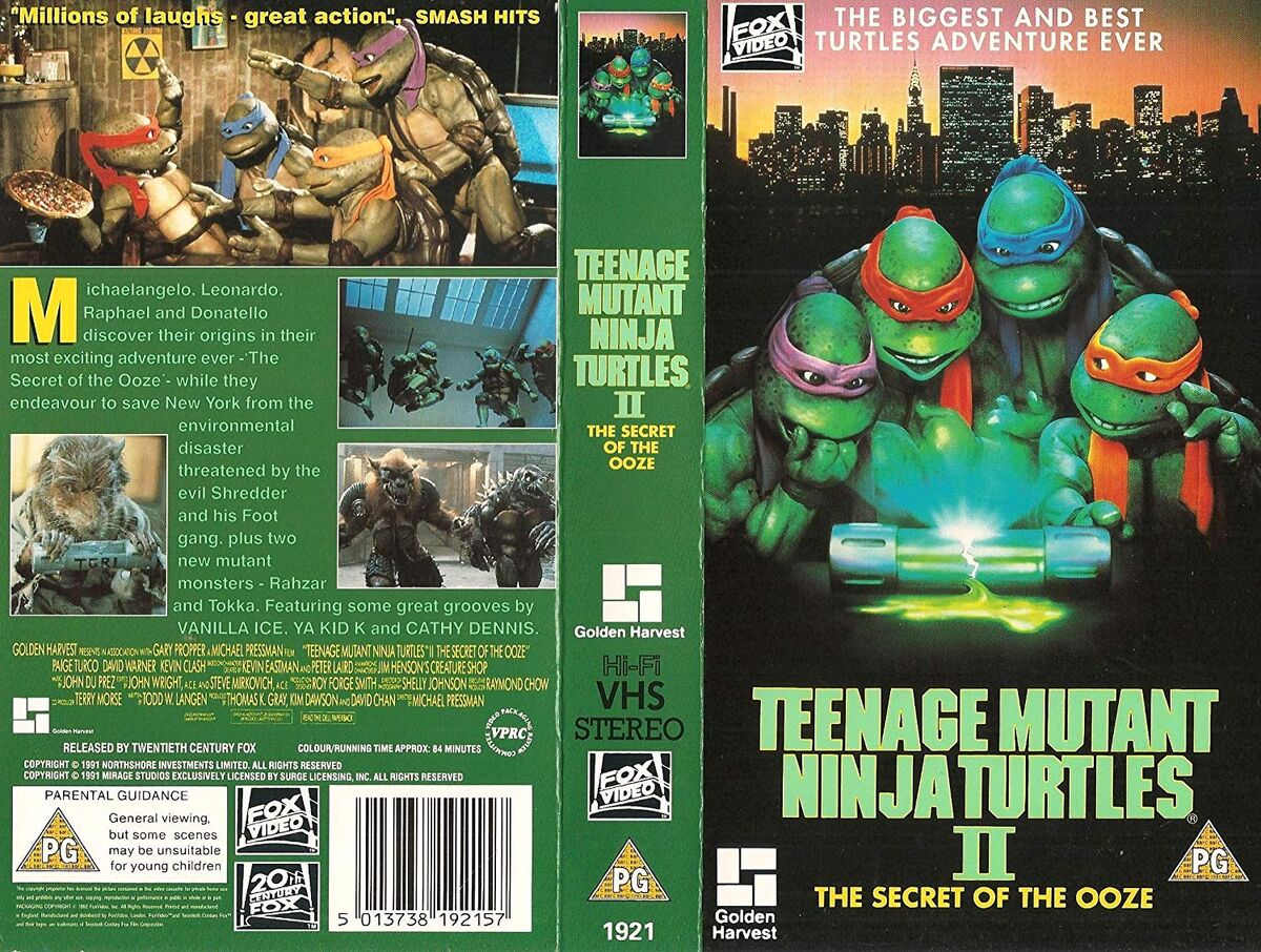 Teenage Mutant Ninja Turtles II - The Secret of the Ooze | 20th 