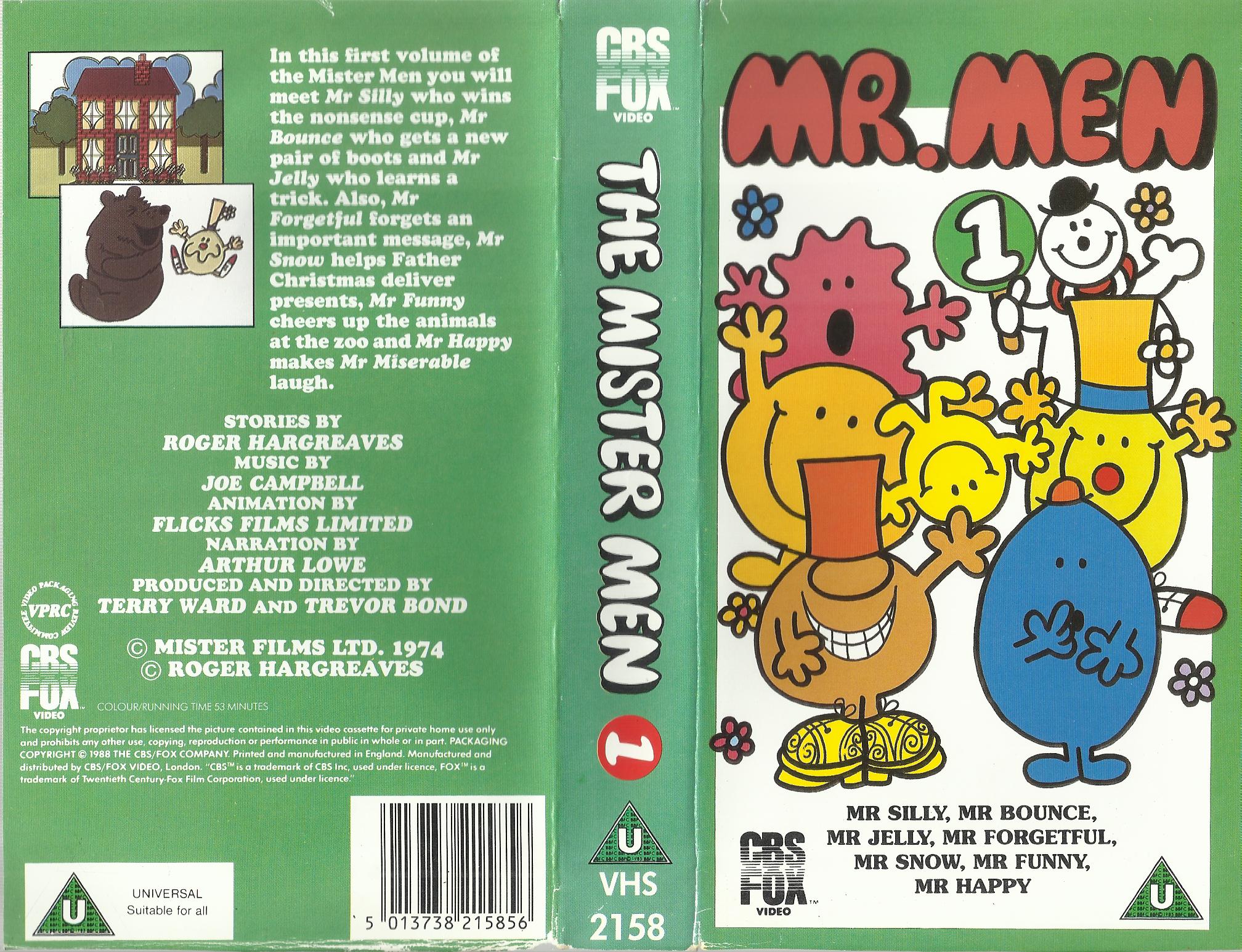 Mr. Men Volume 1 | 20th Century Fox Videos (UK) Wiki | Fandom