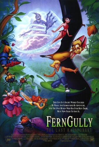 Ferngully the last rainforest theatrical poster