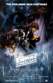 Empire strikes back film poster