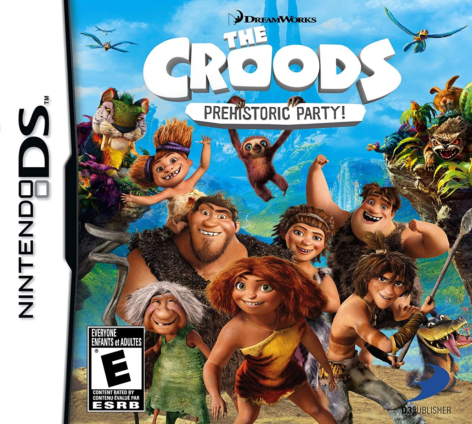 Wii★THE CROODS PREHISTORIC PARTY! 海外版 The Croods: Prehistoric Party Nintendo Wii - Zavvi US