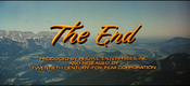 The End Produced By Argyle Enterprises, Inc. and Released By Twentieth Century-Fox Film Corporation - The Sound of Music - 1965