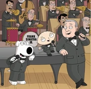 Brian, Stewie and Frank Sinatra Jr.