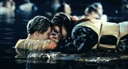 Rose and Jack in the water.