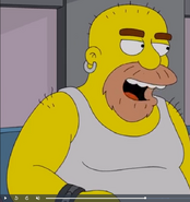 Grizzly Shawn in The Simpsons series.
