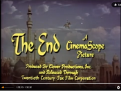 The End A CinemaScope Picture Produced by Clover Productions, Inc. and Released Through Twentieth Century-Fox Film Corporation - The Wizard of Baghdad - 1961