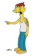 Cletus Spuckler from The Simpsons series