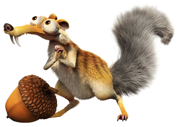 ice age squirrel drawing