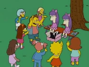 Lisa and Nelson call Sherri and Terri stinky