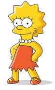 Lisa Simpson in The Simpsons series.
