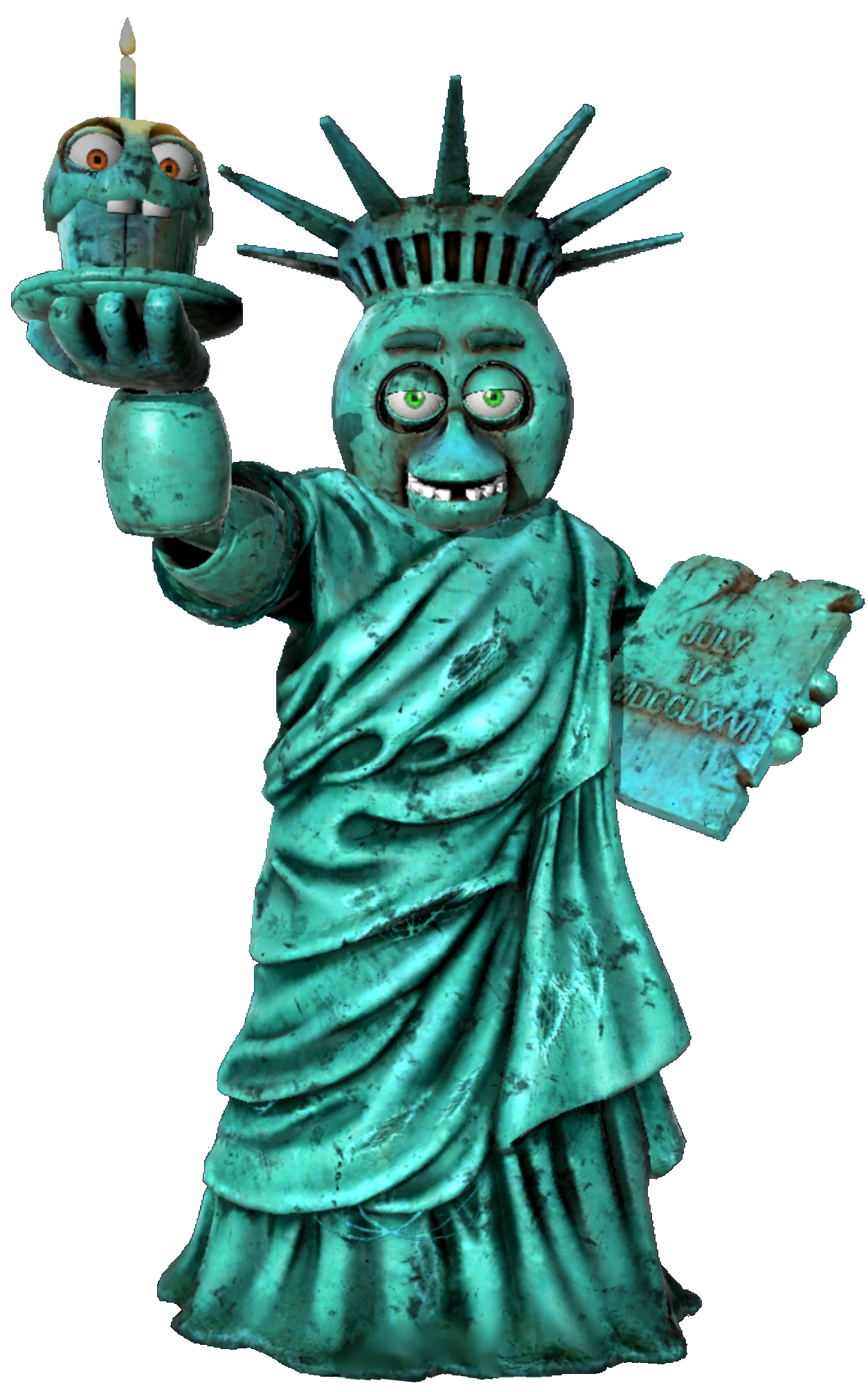 How i imagine the statue of liberty next time i see it "Liberty chica