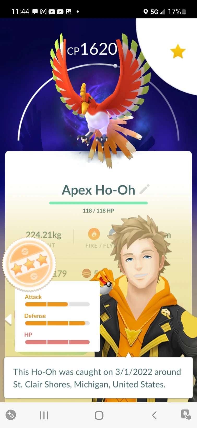 Compte Pokémon Go – Apex Lugia – Android – Neuf