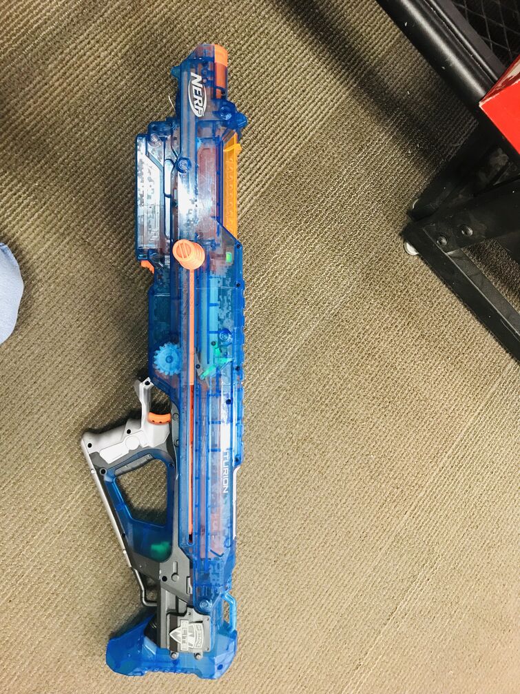 Nerf Mega Centurion Sniper Rifle Blaster Gun w Mag