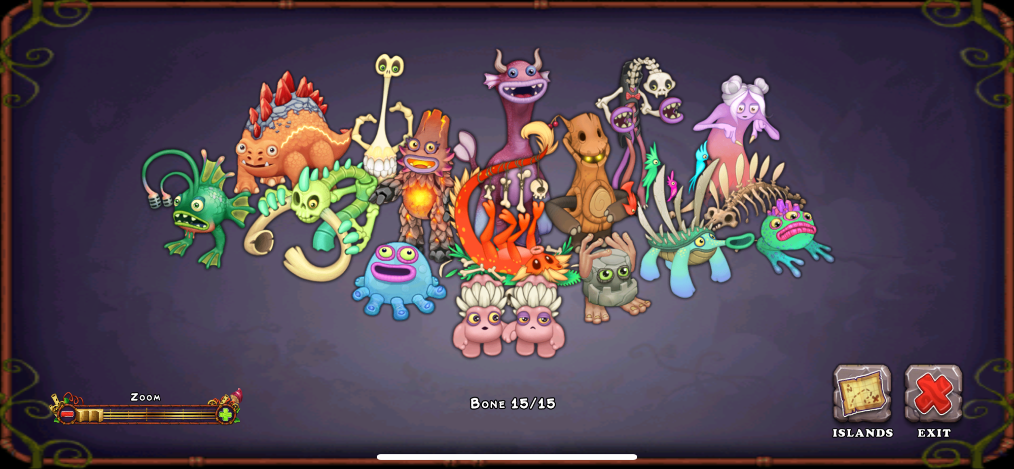 My sing monsters остров. Мои Поющие монстры костяной остров. Остров кости my singing Monsters. Мои Поющие монстры костяной остров монстры. My singing Monsters остров кости монстры.