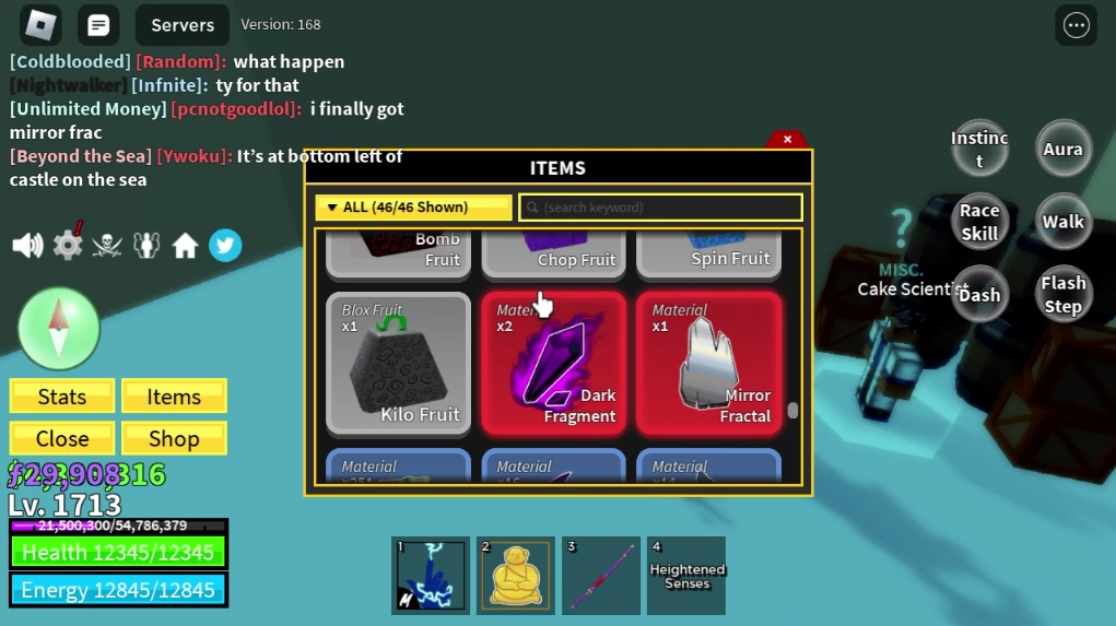 Yay I got mirror fractal and unlocked dough raids, and also got yama