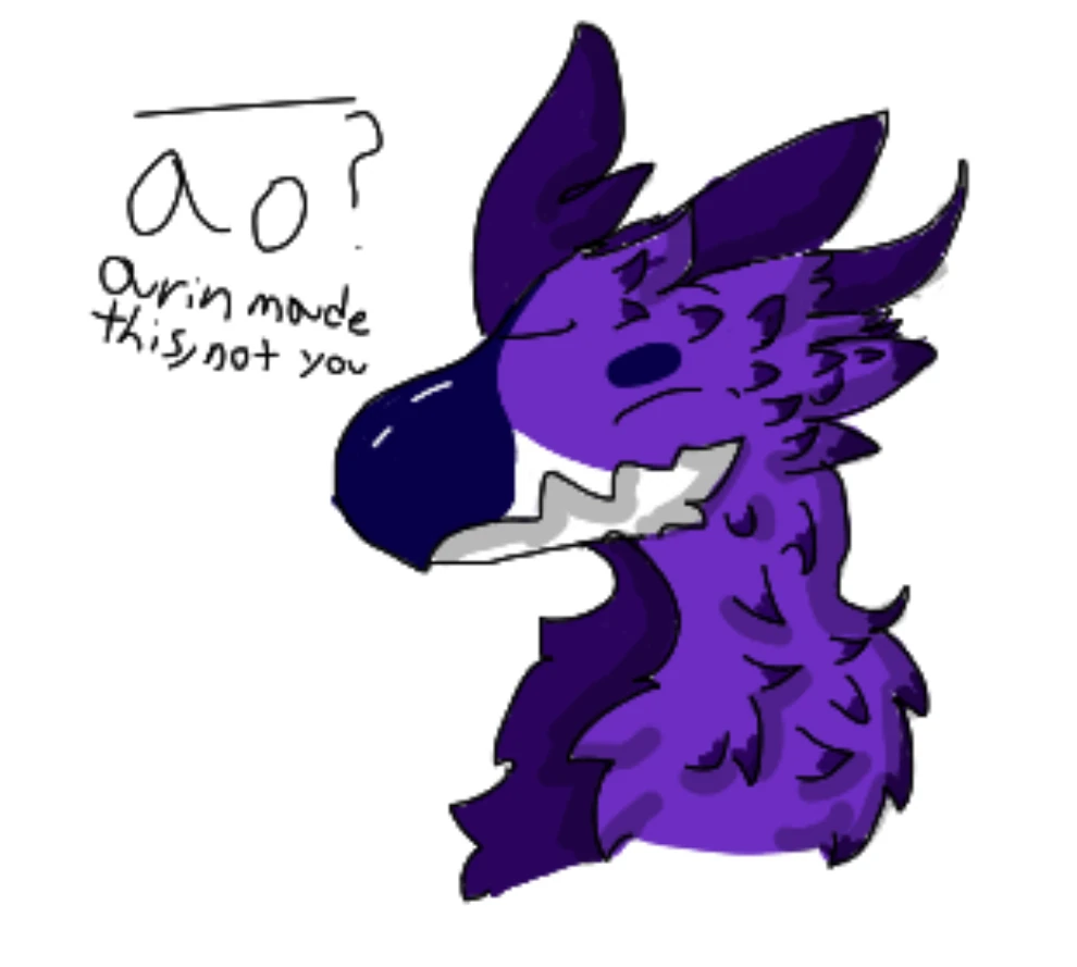 Finished Aol drawing in Aggie Fandom