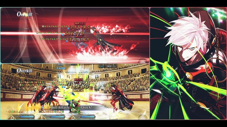 【FGO】Grand NeroFes ExQ: Shishou & Cu vs Superbuffed Karna