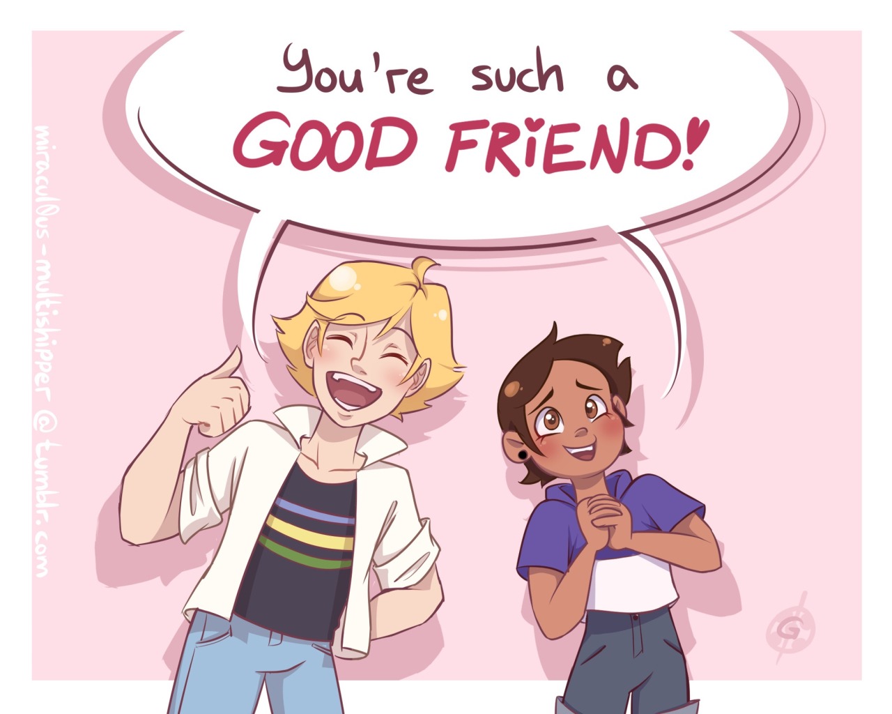 You re such a good friend fandom