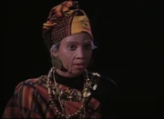 Judy Hoffs appears elderly and 76 years old this was 50years later time jump.