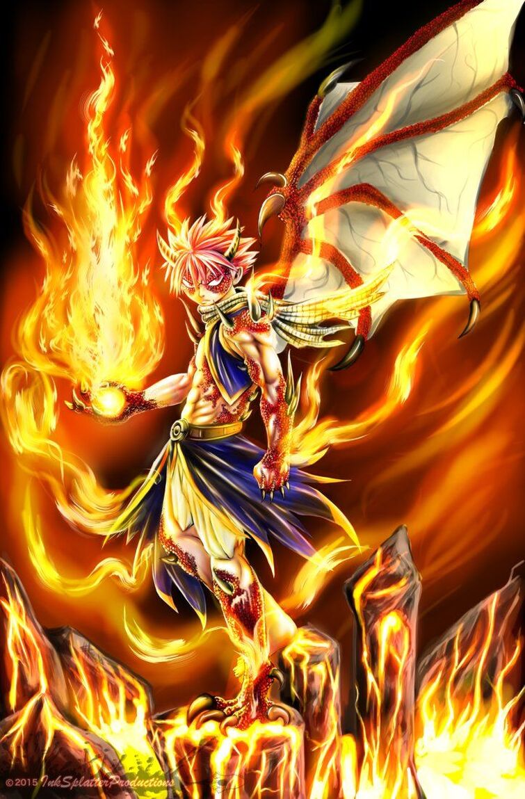 Ignia Flame Natsu vs Seven Dragon Slayer Flame Natsu - Battles