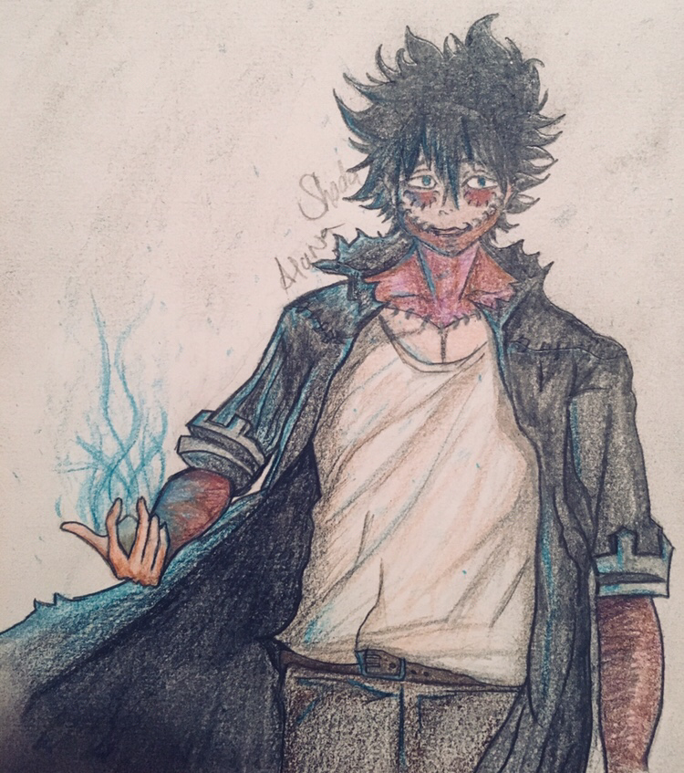 Here S Dabi Drawing Gang I Had Fun Trying Out Art Supplies I Got