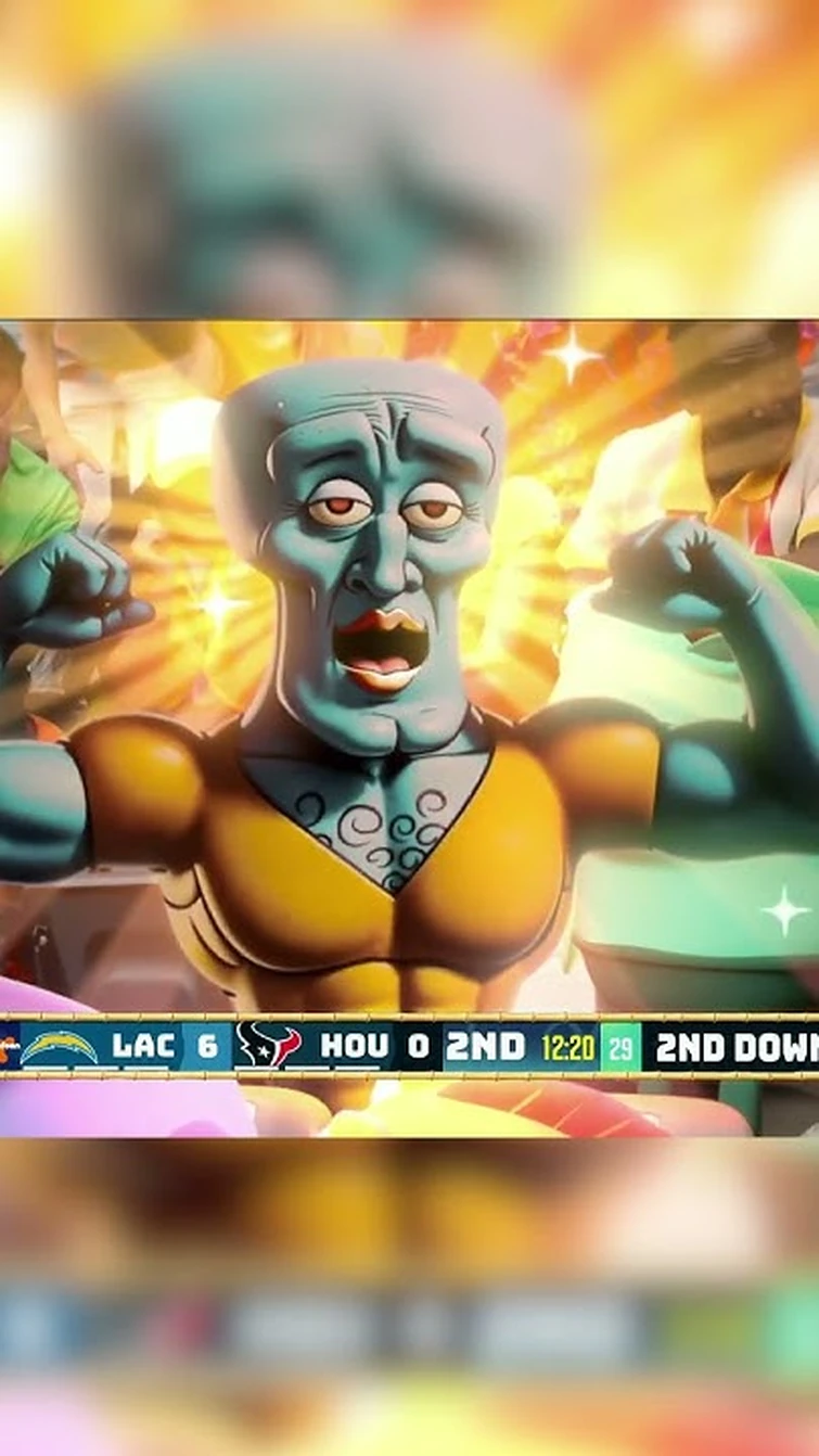 Handsome Squidward is in the building👀