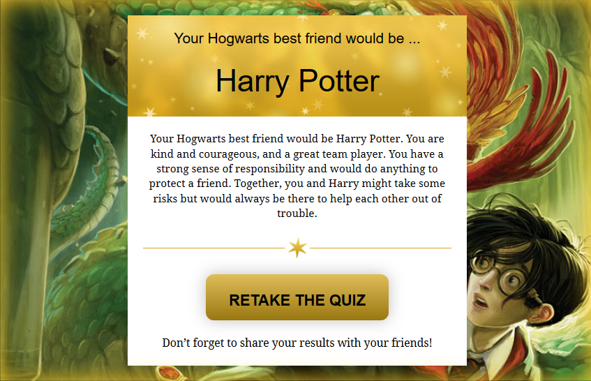 Who Is Your Hogwarts Best Friend Fandom